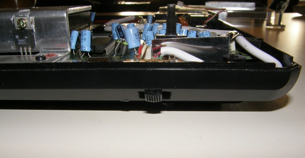 Finished switch as seen from the outside