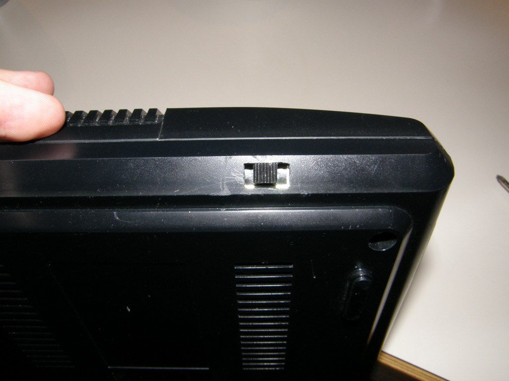 Front view of the finished switch